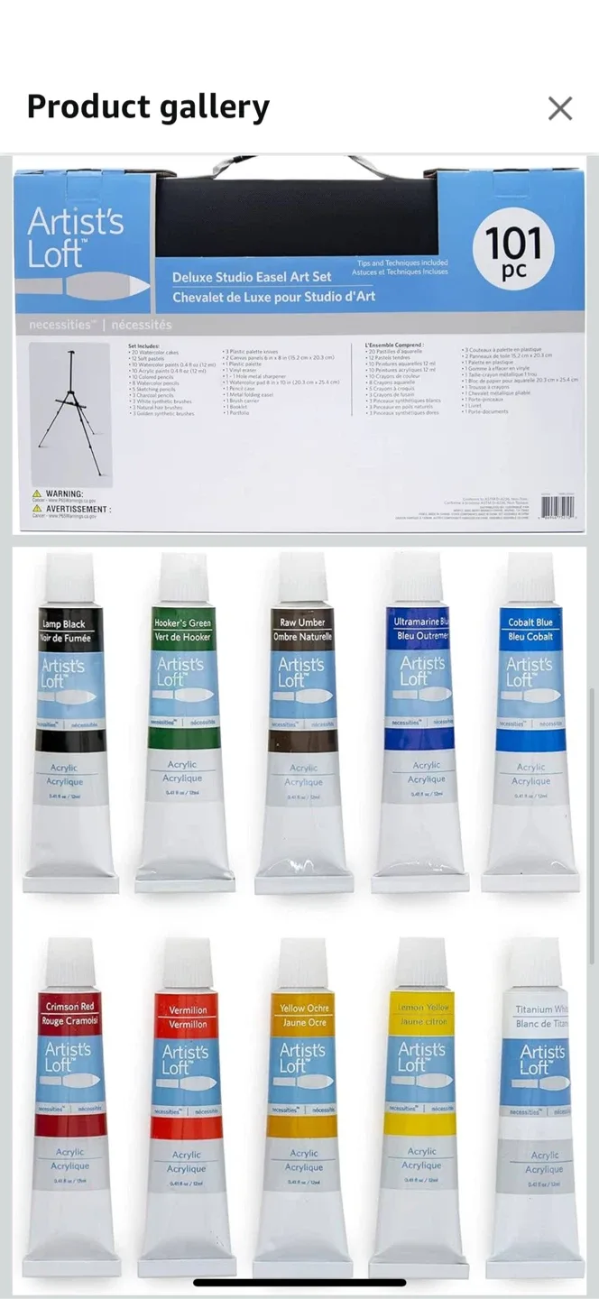 Michael’s Artist’s Loft™ 101 Piece Deluxe Easel Art Set image indicator(7)