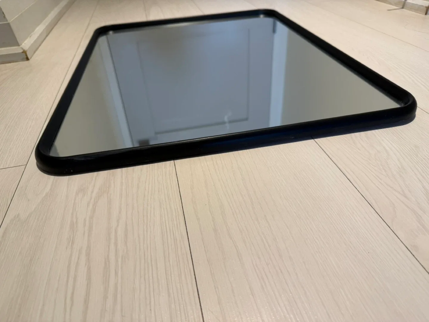 “LIKE NEW” Black Framed Wall Mirror image indicator(3)