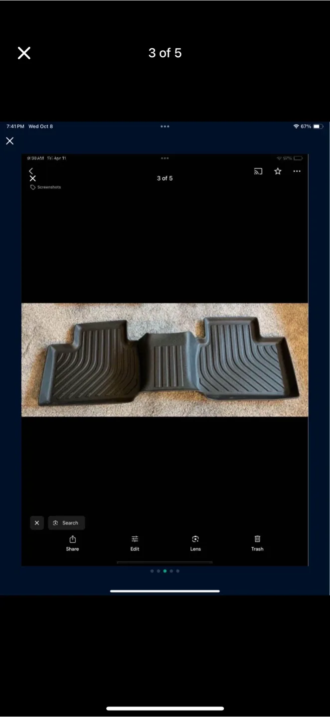 New Toyota Camry 2025 All Weather floor liners image indicator(3)