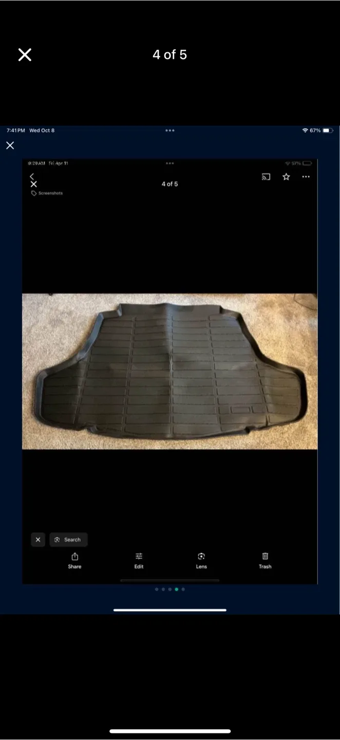 New Toyota Camry 2025 All Weather floor liners image indicator(4)