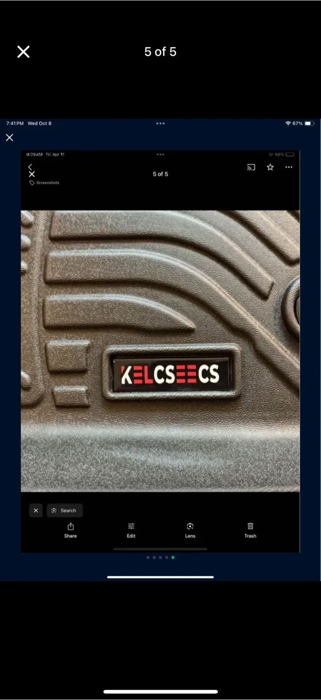 New Toyota Camry 2025 All Weather floor liners image indicator(5)