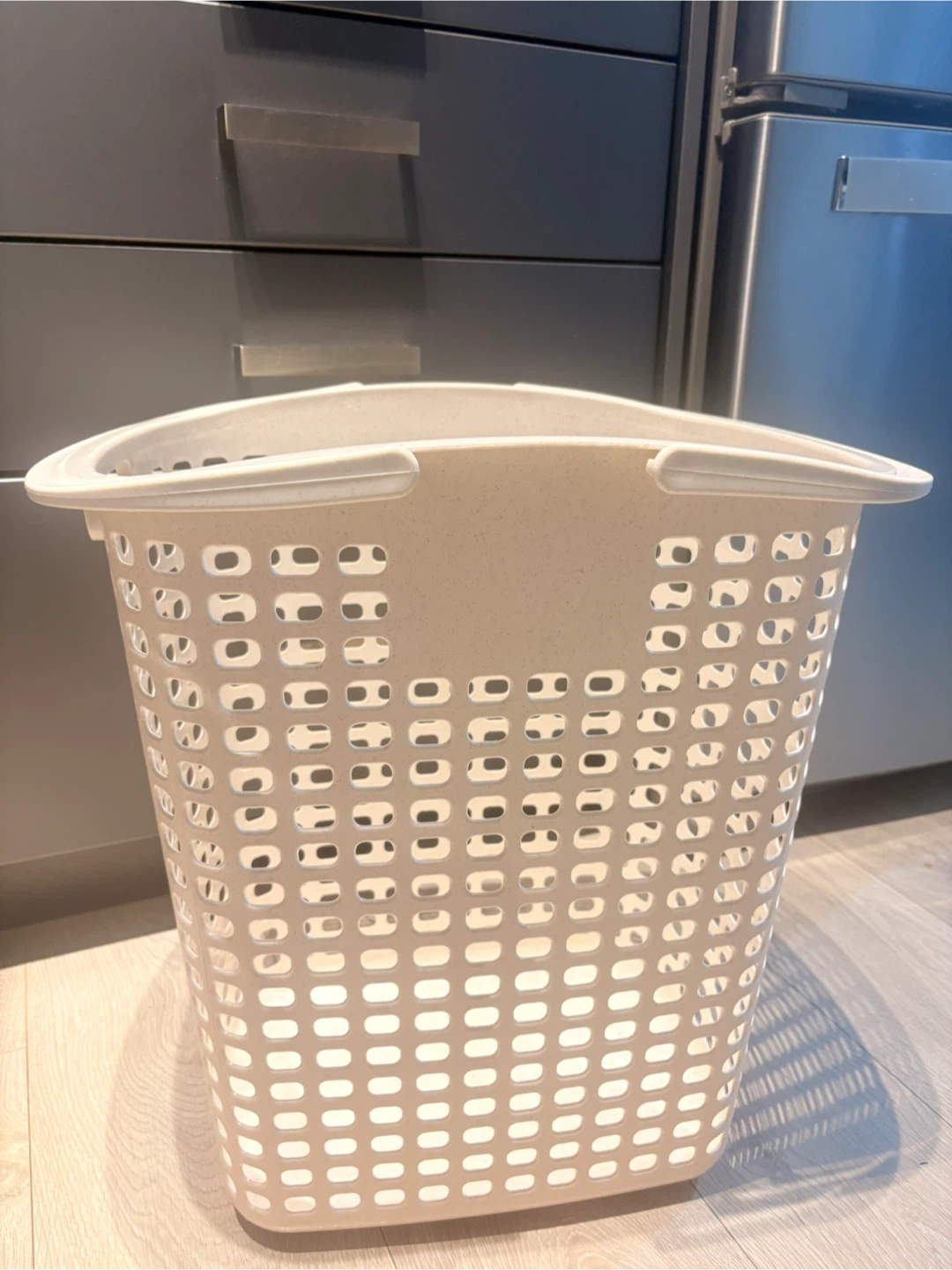 New Laundry Basket - oat beige