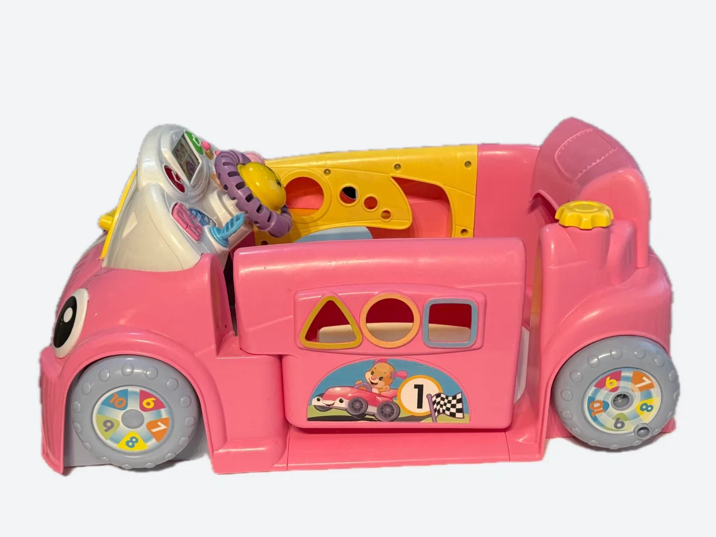 Fisher-Price Laugh & Learn Crawl Around Car - Pink image indicator(3)
