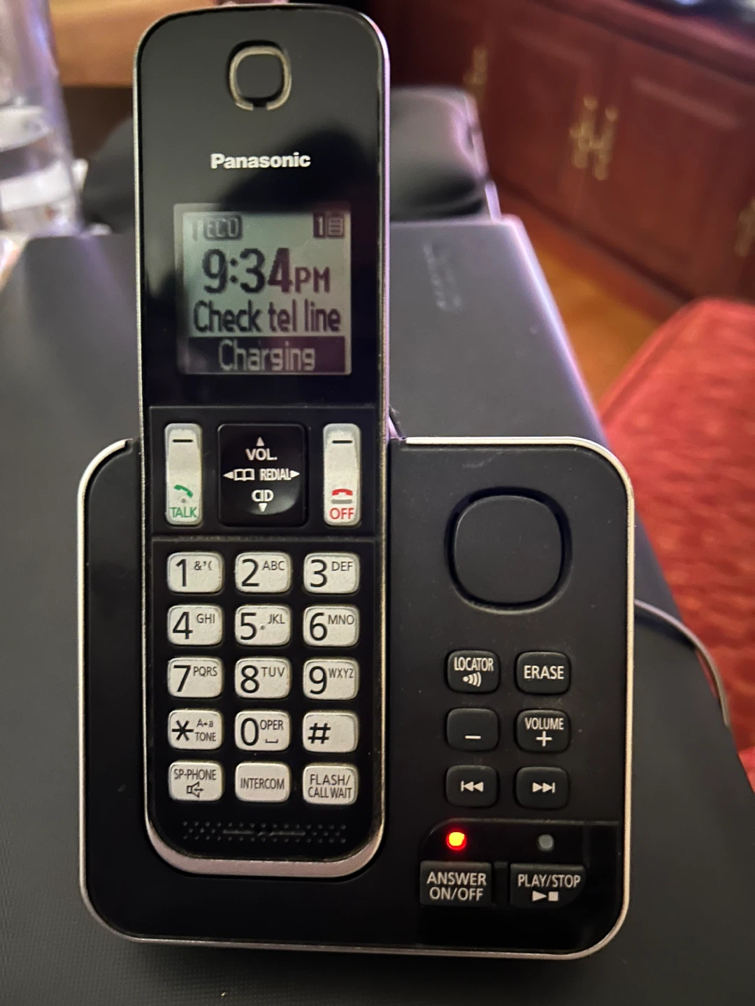🥕Panasonic KX-TGD390C Cordless Phone - photo 2