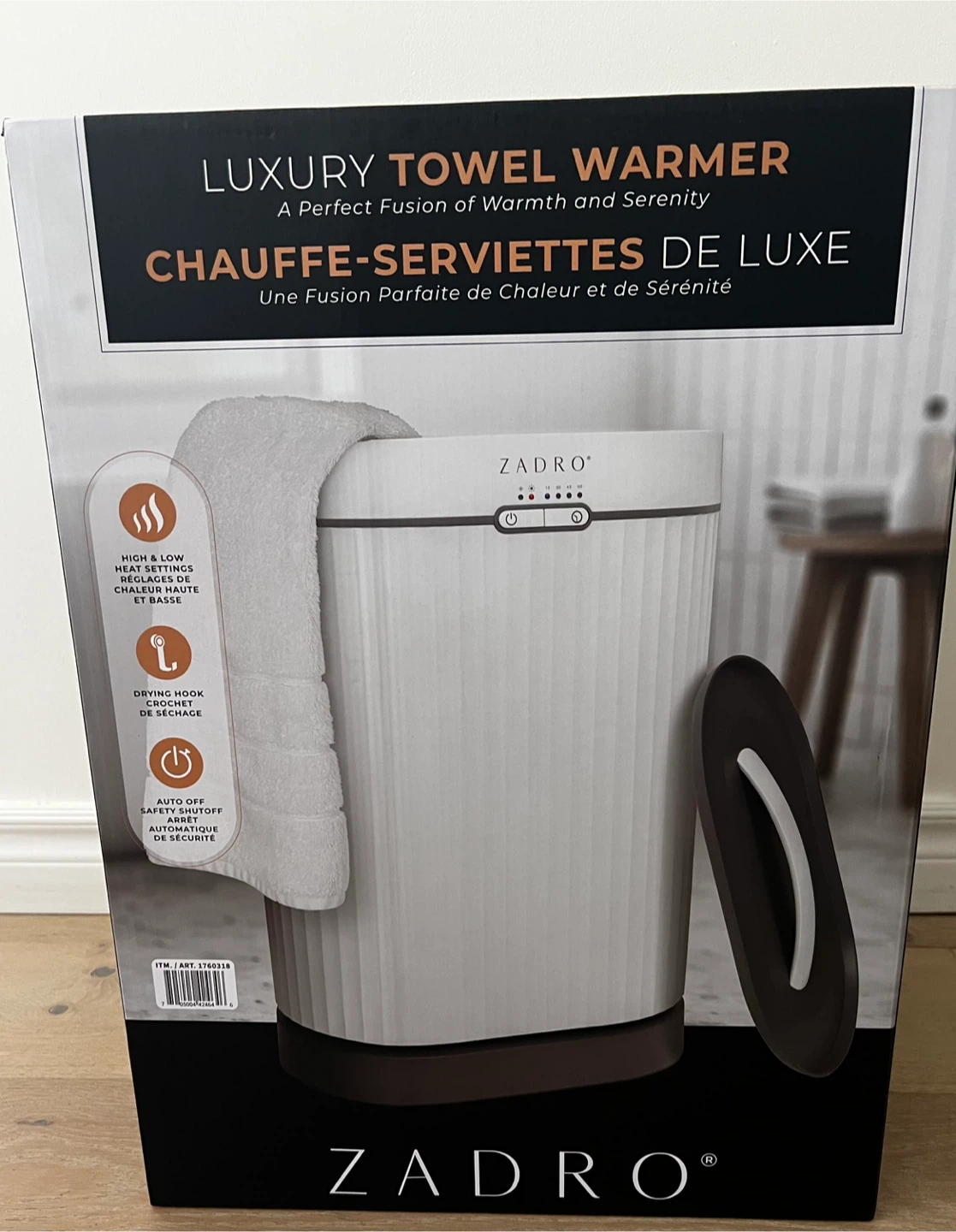 Zadro Luxury Towel Warmer