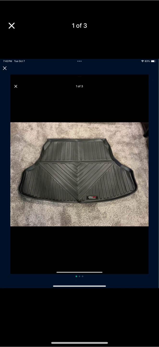 Nissan Sentra 2014-2019 Cargo Mat/Liner