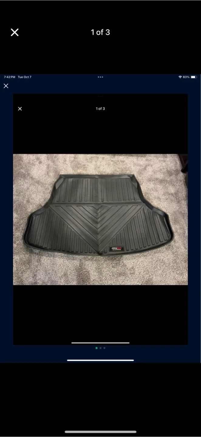 Nissan Sentra 2014-2019 Cargo Mat/Liner thumbnail