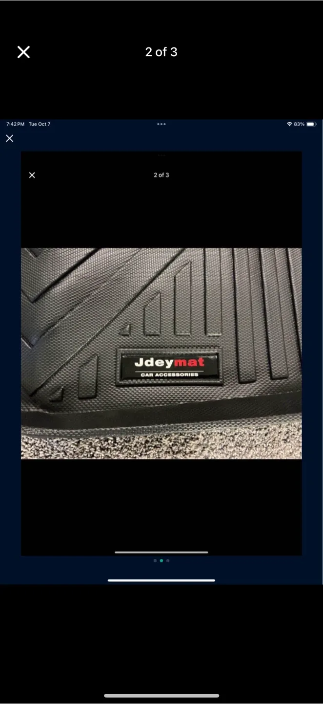 Nissan Sentra 2014-2019 Cargo Mat/Liner image indicator(2)