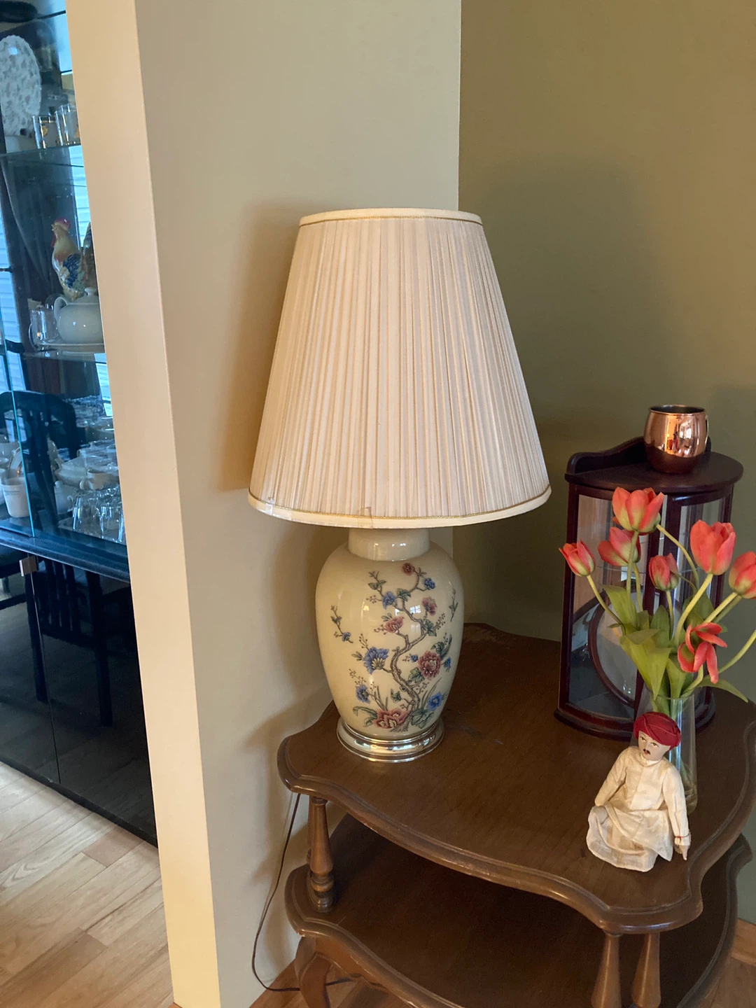Floral Ceramic Table Lamp