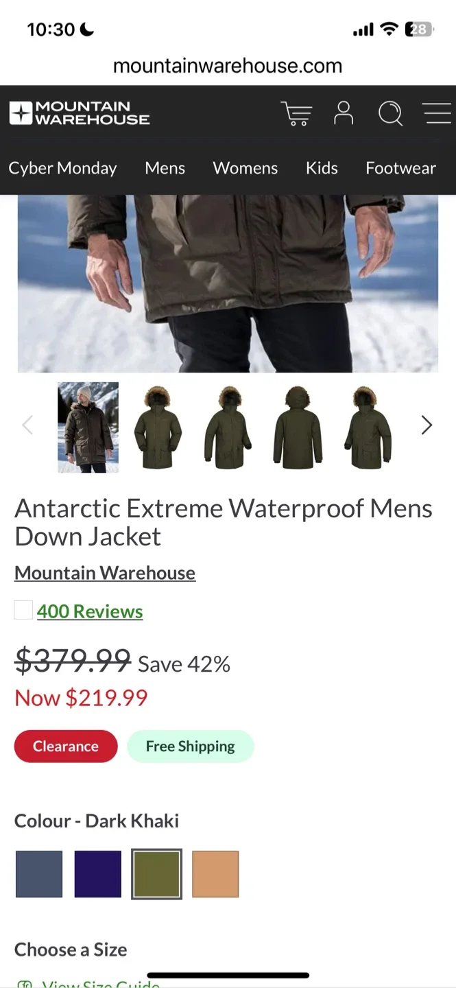 Mountain Warehouse Antarctic Extreme Waterproof Down Jacket L image indicator(5)