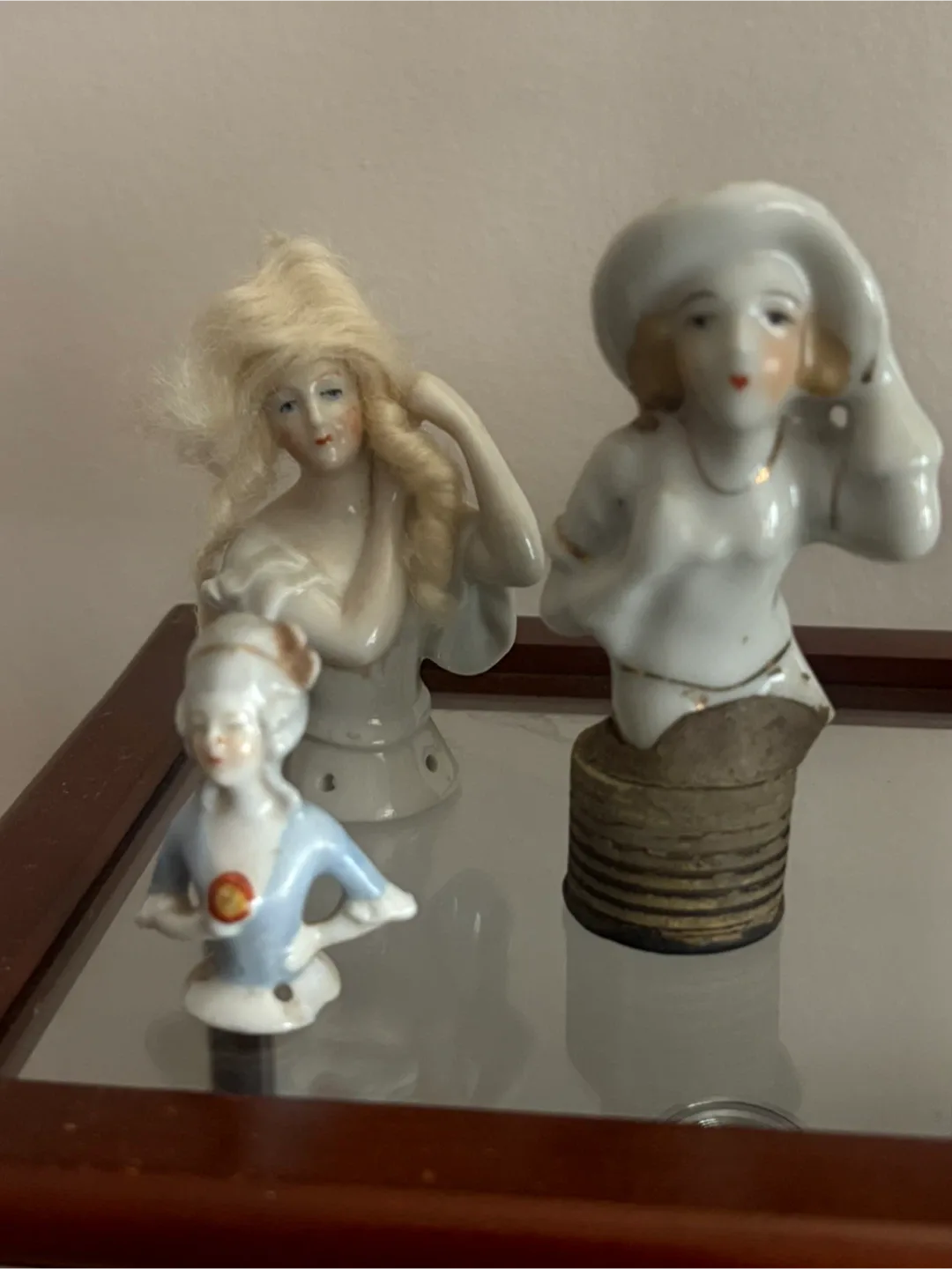 Vintage Porcelain Half Dolls