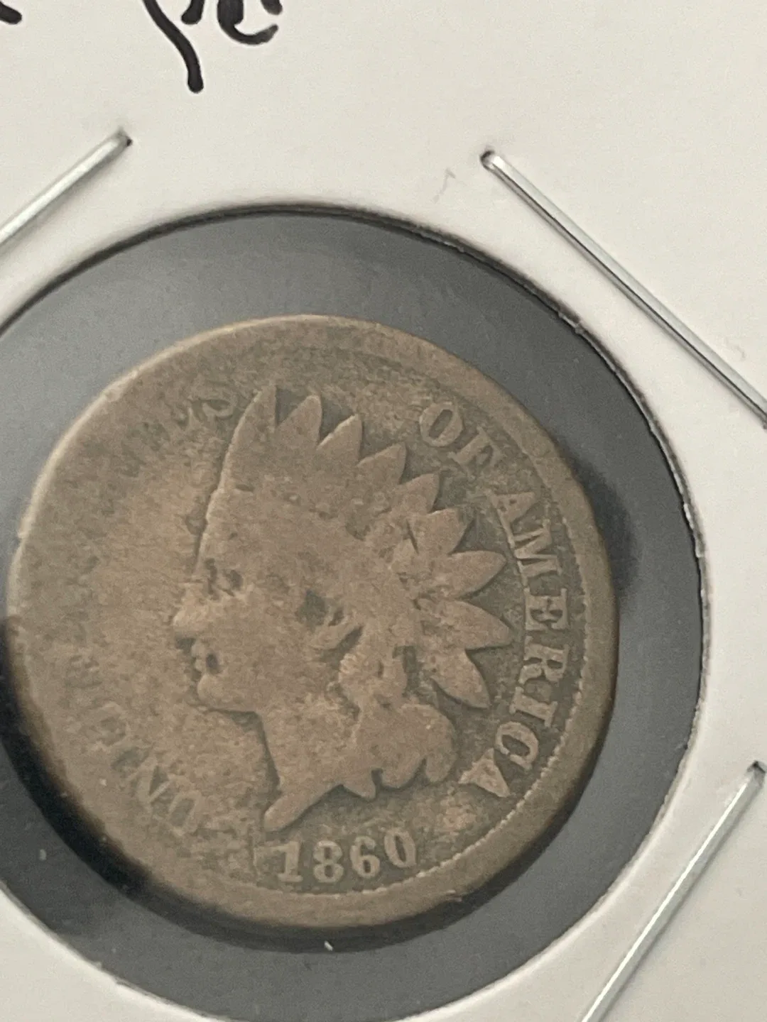 1860 Indian Head Penny - Collectible Coin image indicator(2)