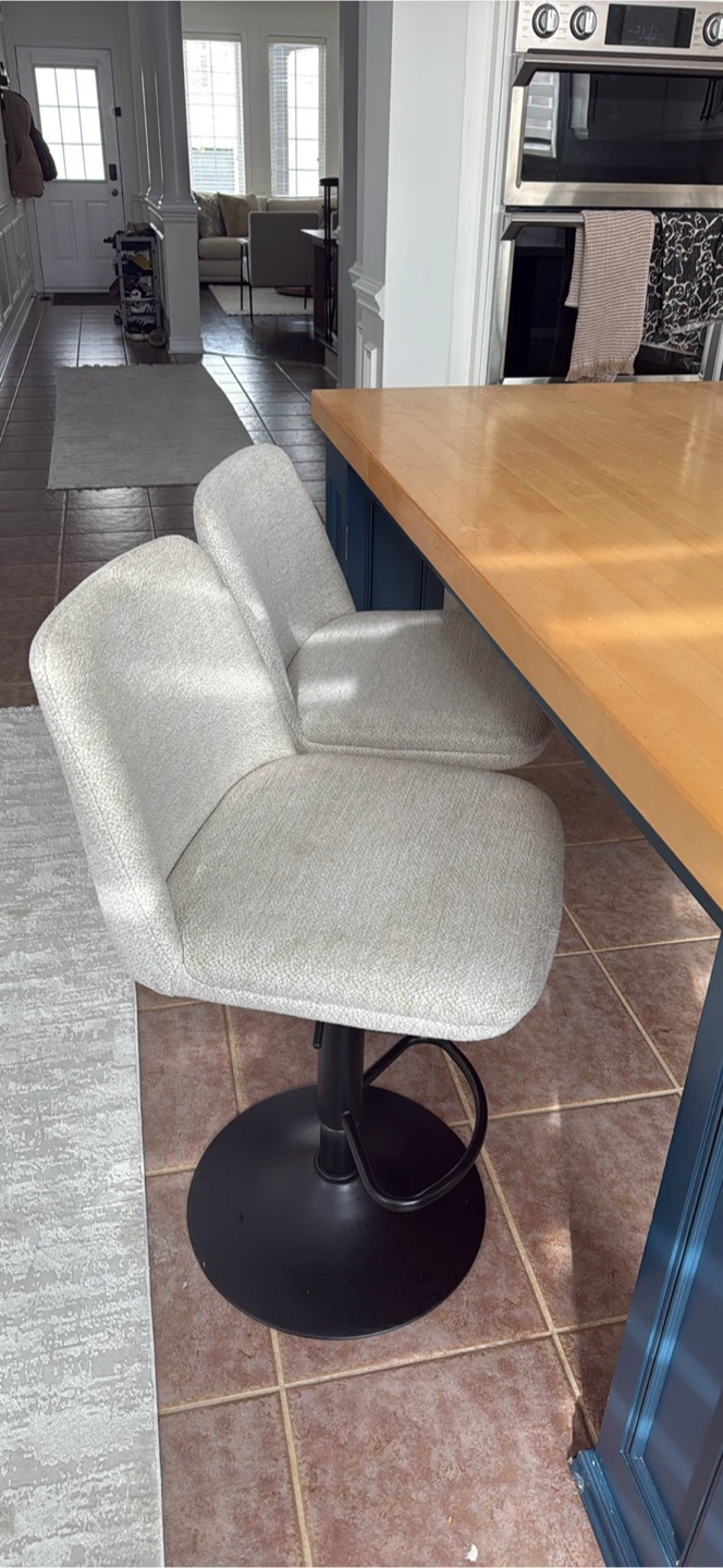 Set of 2 Swivel Bar Stools - photo 2