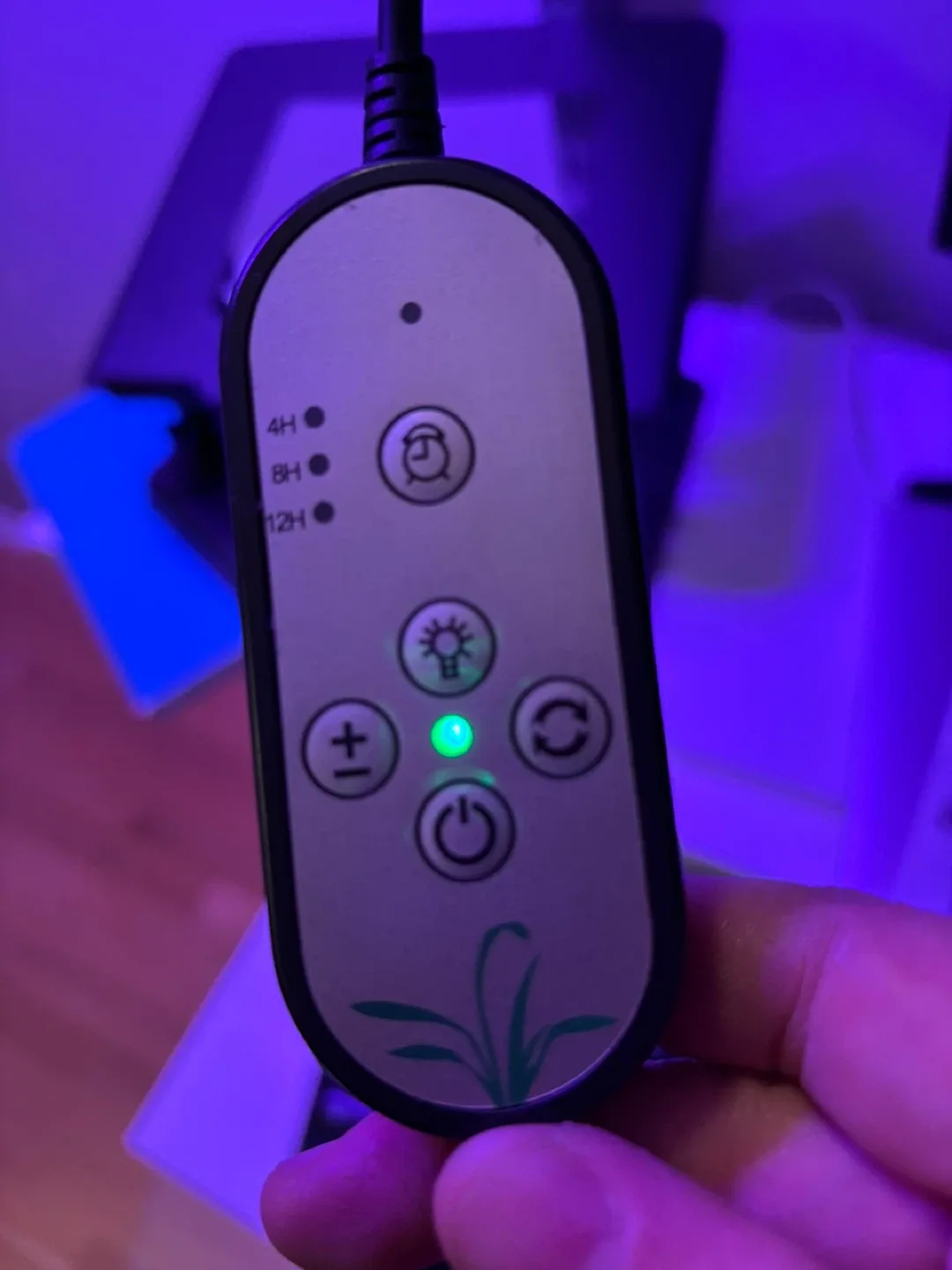 LED Grow Light with Timer with usb plug image indicator(2)