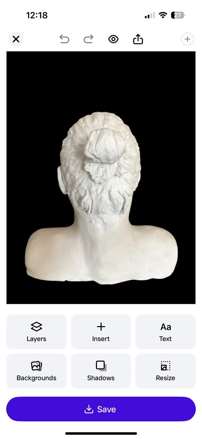 Vintage Plaster Head Bust by Danko in 2013