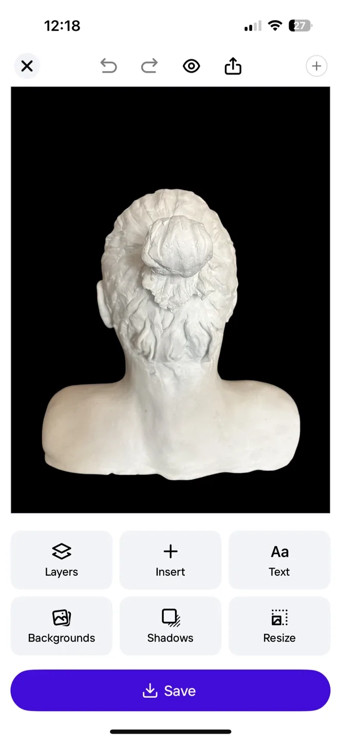 Vintage Plaster Head Bust by Danko in 2013