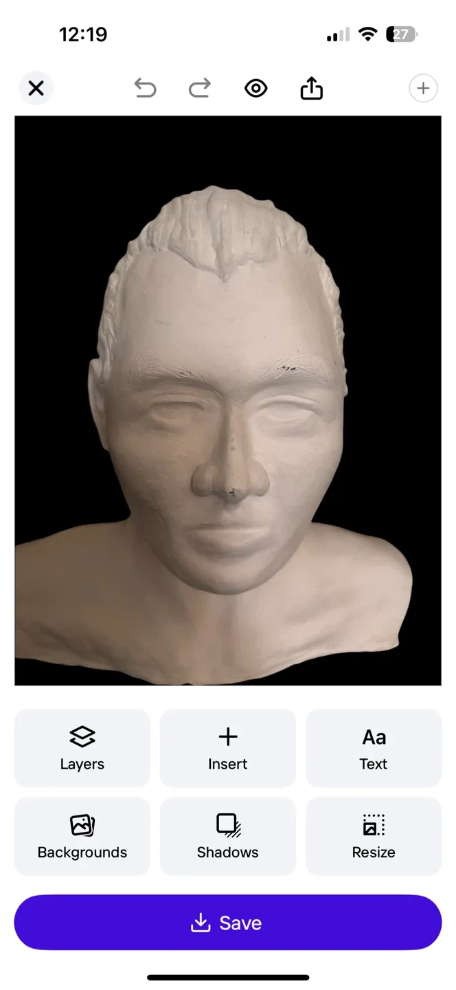 Vintage Plaster Head Bust by Danko in 2013 image indicator(4)