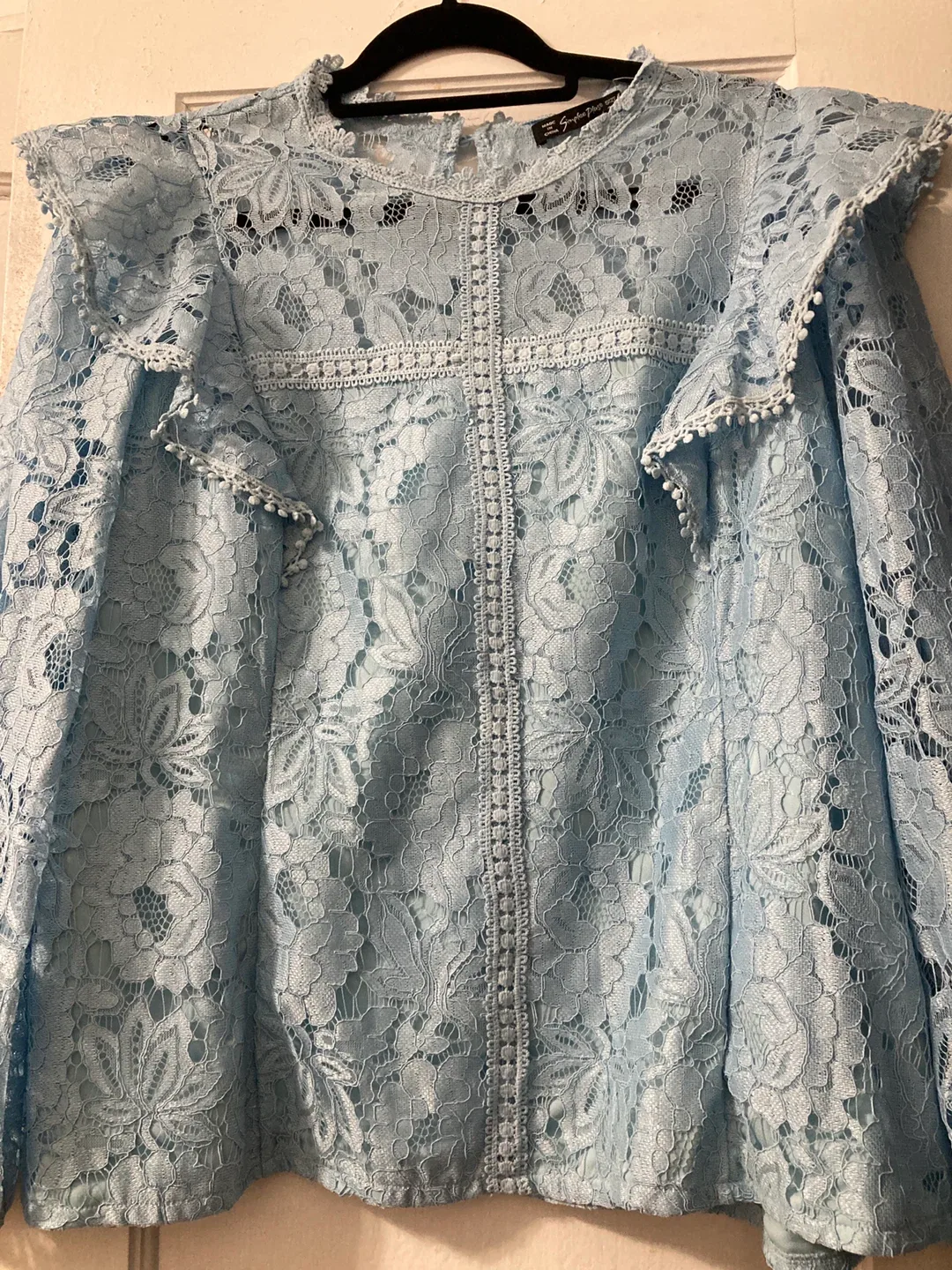 Sophisticated Lace Blouse - Size Small