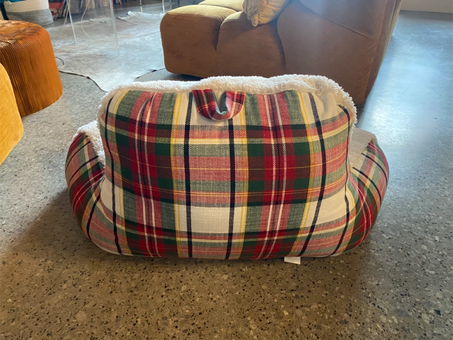 MAX STUDIO Home Plaid Bed Rest Pillow - photo 2