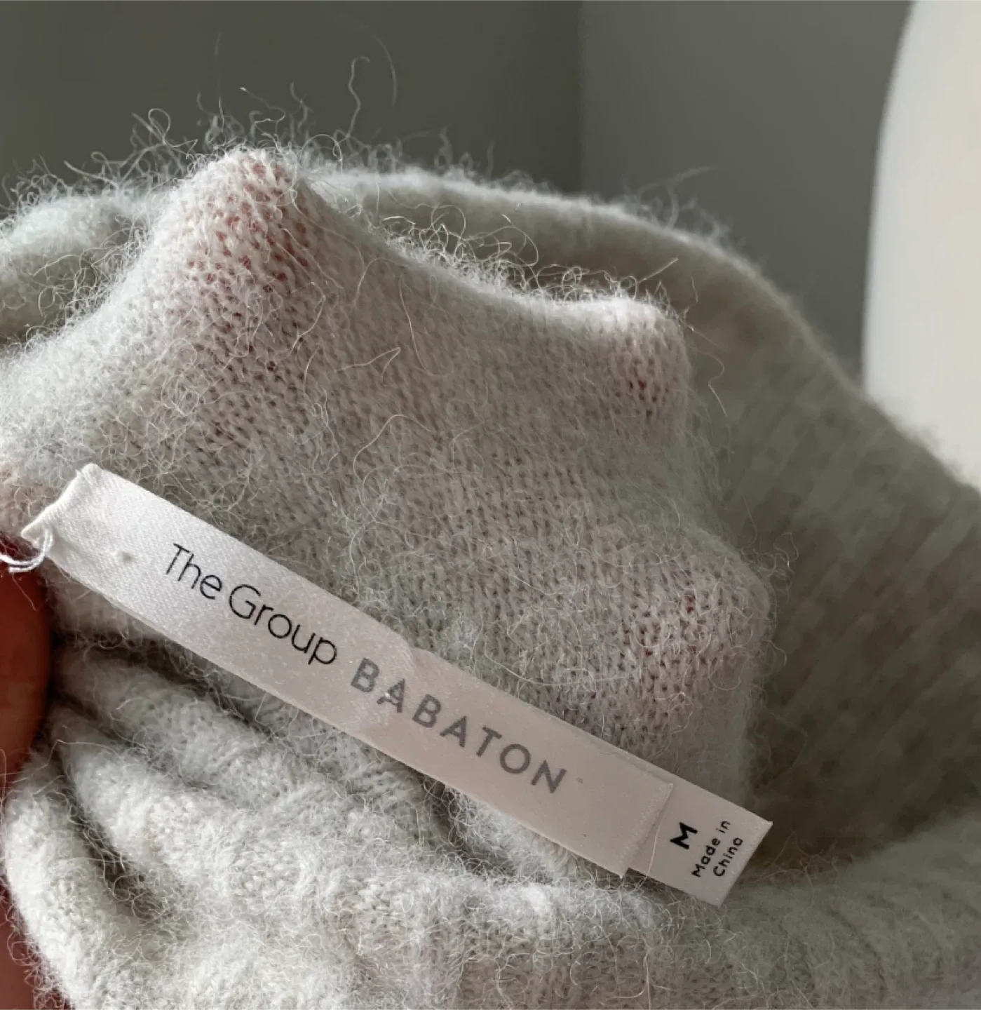 Babaton Taupe Cozy Sweater Size M (oversized) image indicator(6)