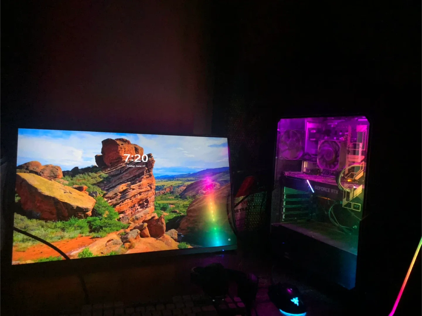 ASUS ROG Gaming PC - RTX 2080 super and 240 hz monitor thumbnail