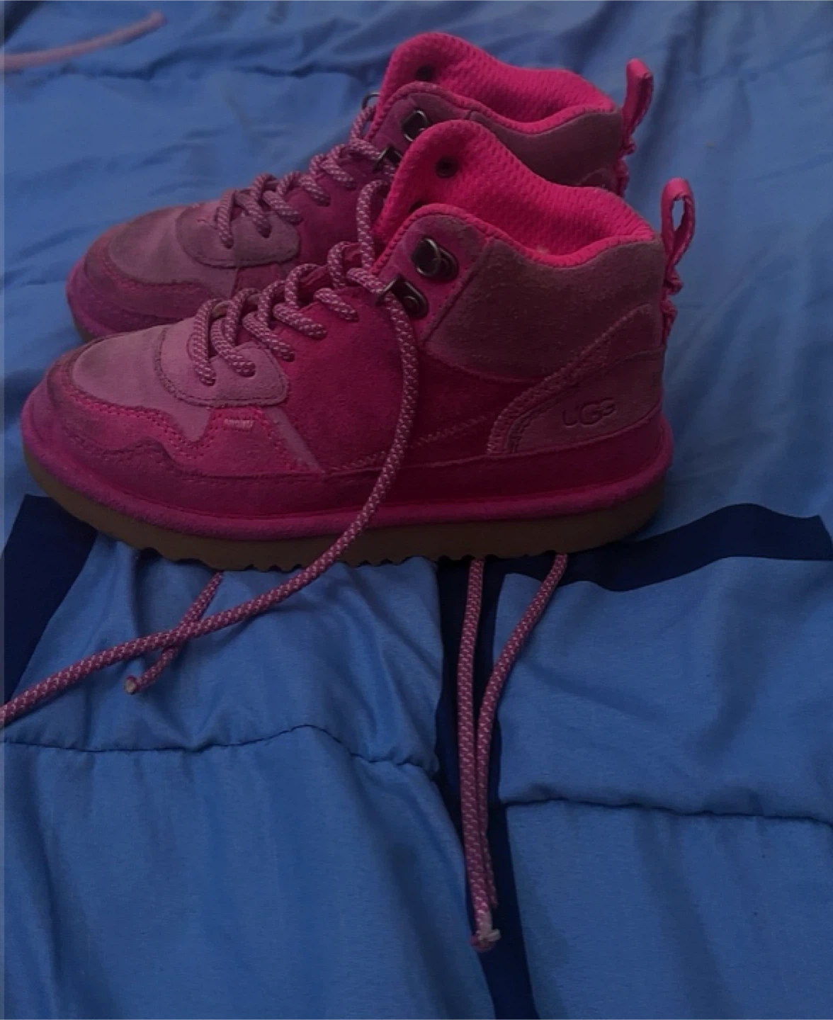 UGG Pink Ankle Boots
