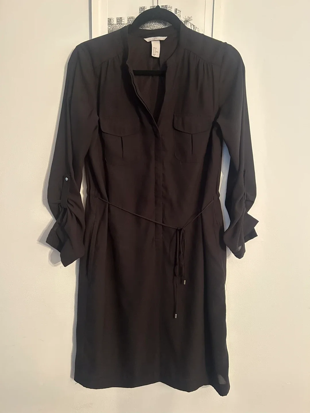 H&M Black Dress - Size 8 thumbnail