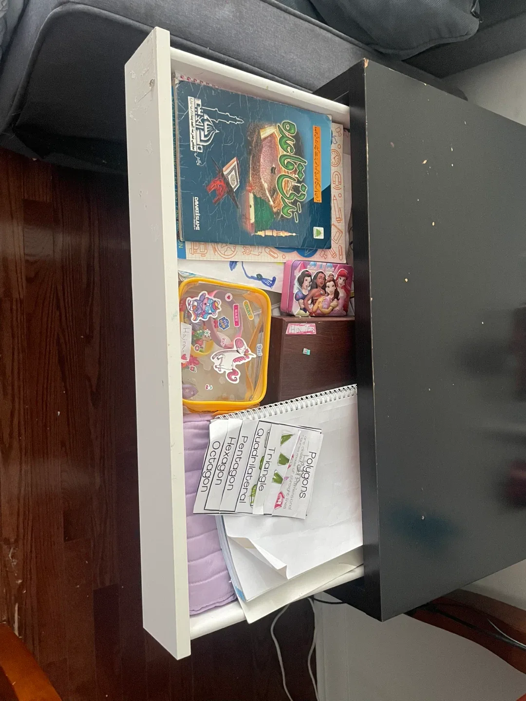 Study Table - Black and White Desk image indicator(2)