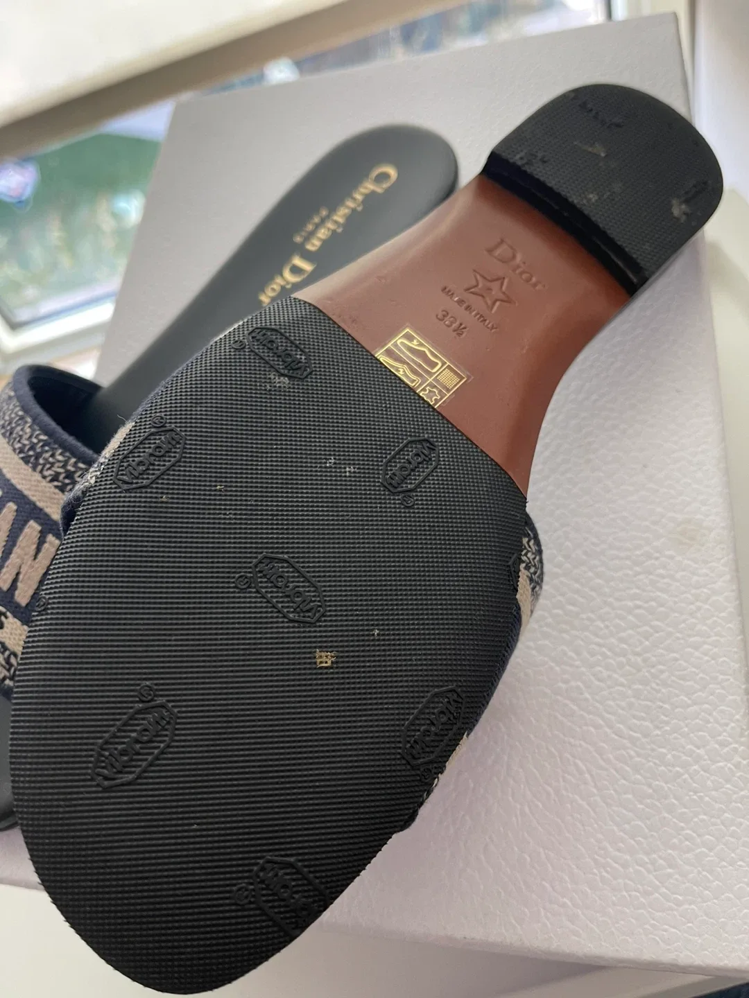 Christian Dior Dway Slide Deep Blue Size 8.5 image indicator(6)