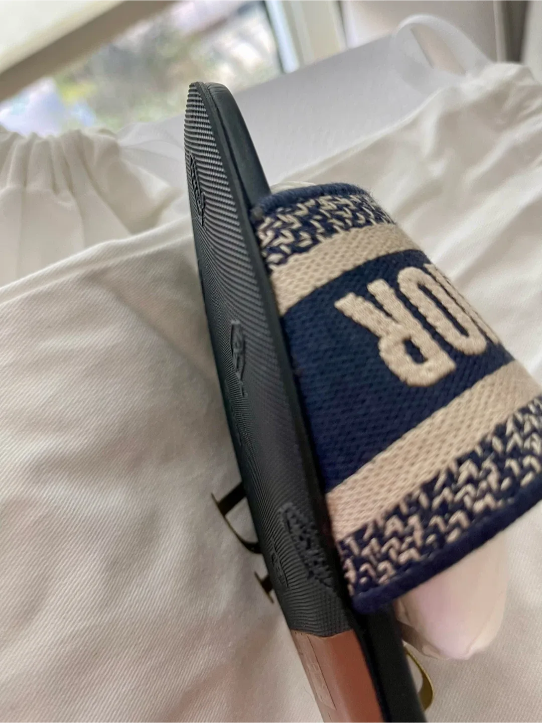 Christian Dior Dway Slide Deep Blue Size 8.5 image indicator(10)