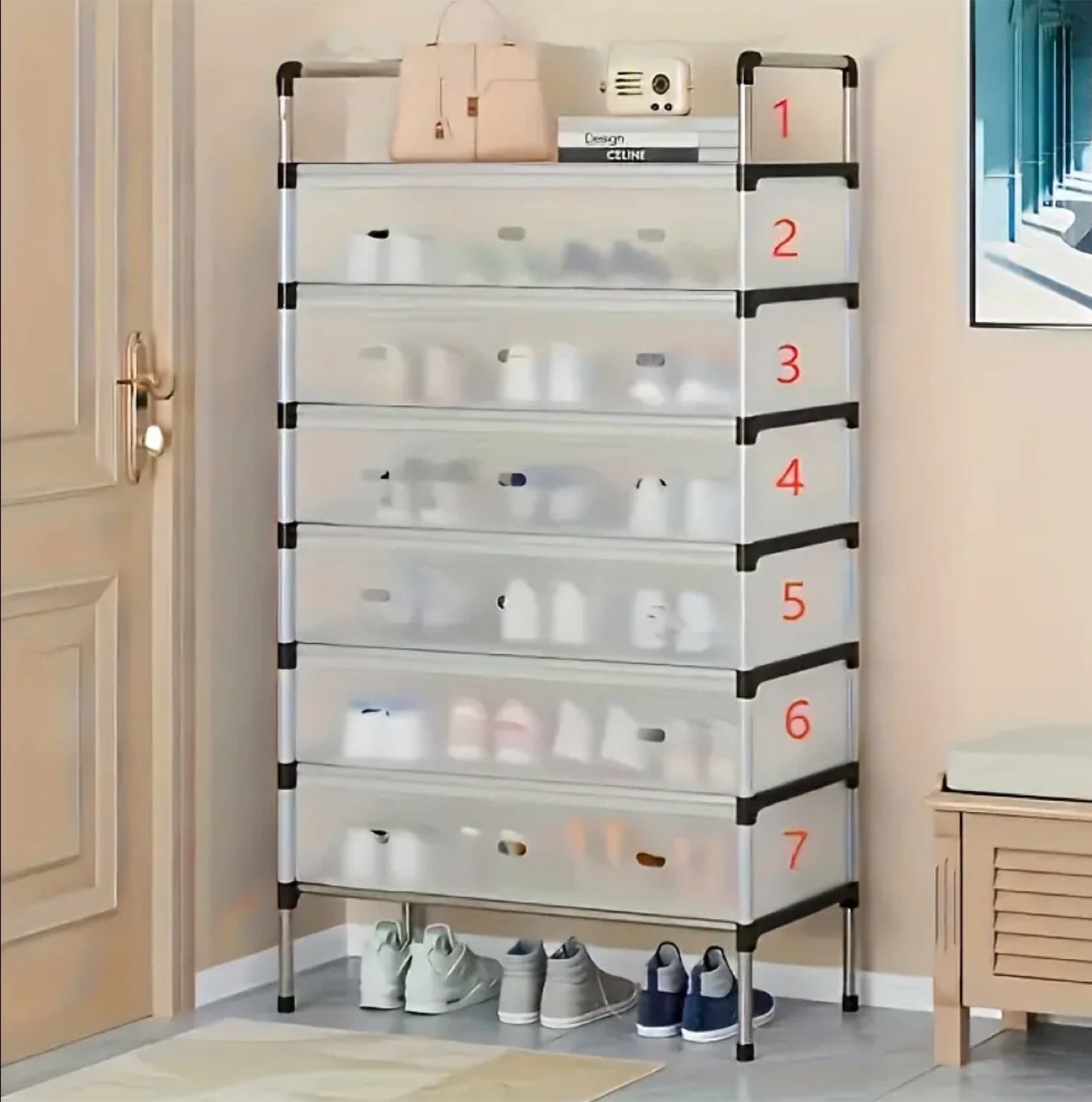 7-Tier Shoe Rack Organizer (Brand new in box) - photo 5