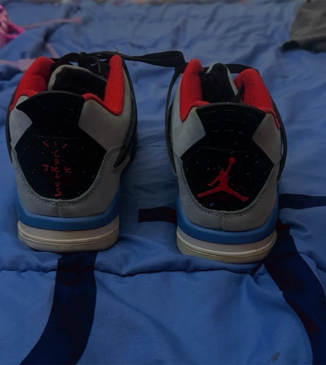 Jordan 4 Retro Travis Scott Cactus Jack Size 10 - photo 4