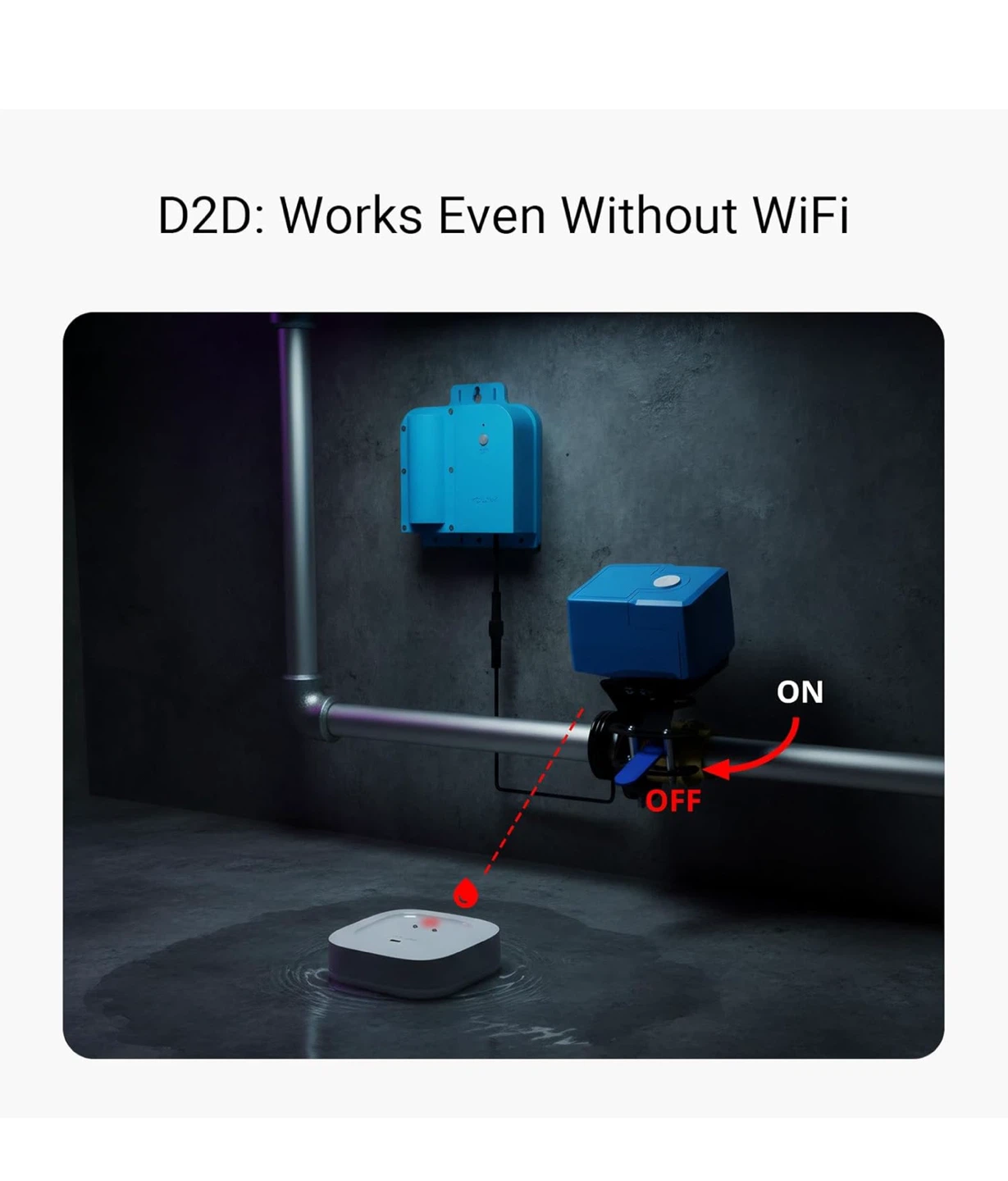 YoLink Smart Home Water Leak Sensor 4 sensor 1 hub - photo 5