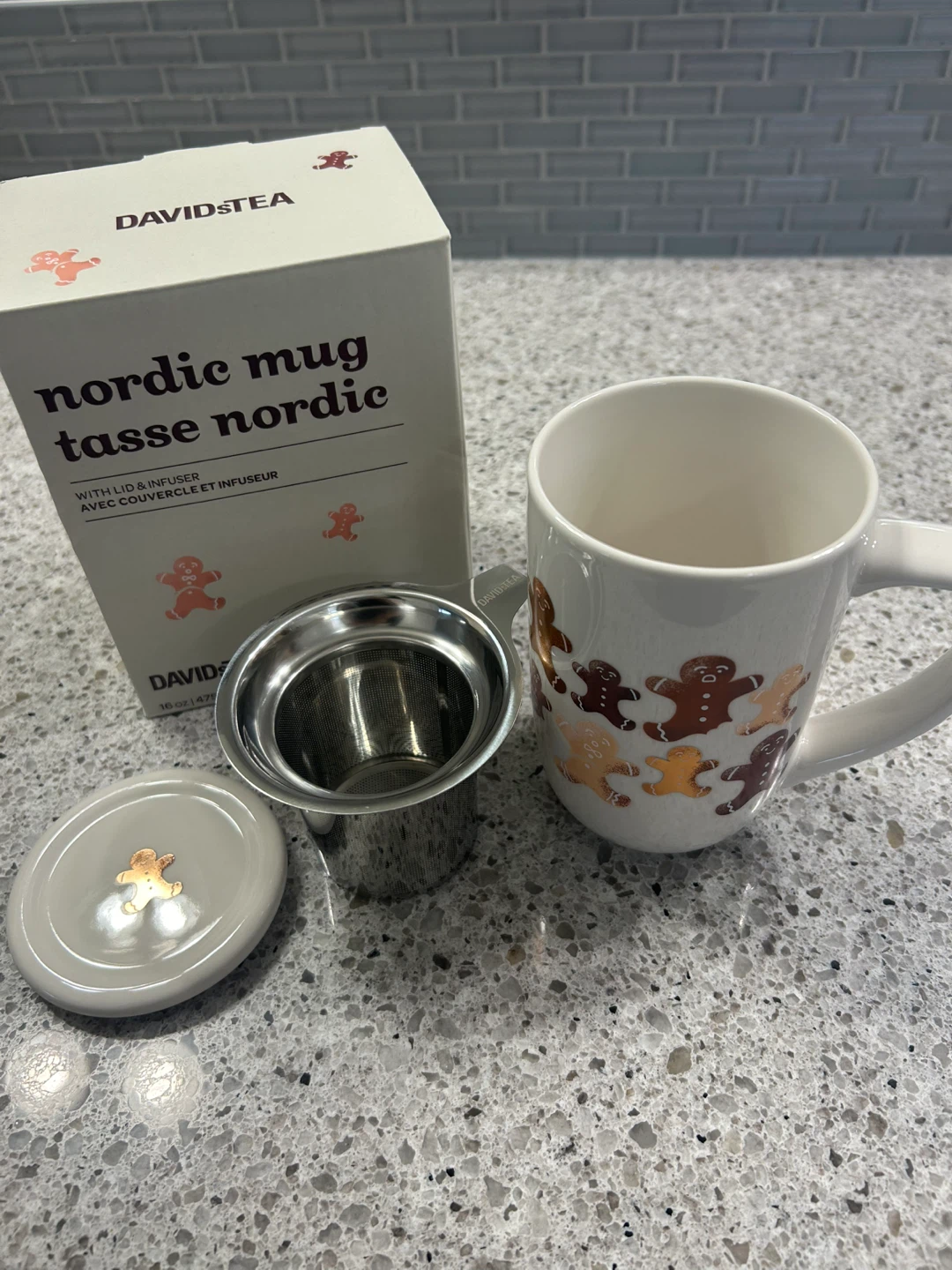 DAVIDsTEA Nordic Mug with Lid and Infuser