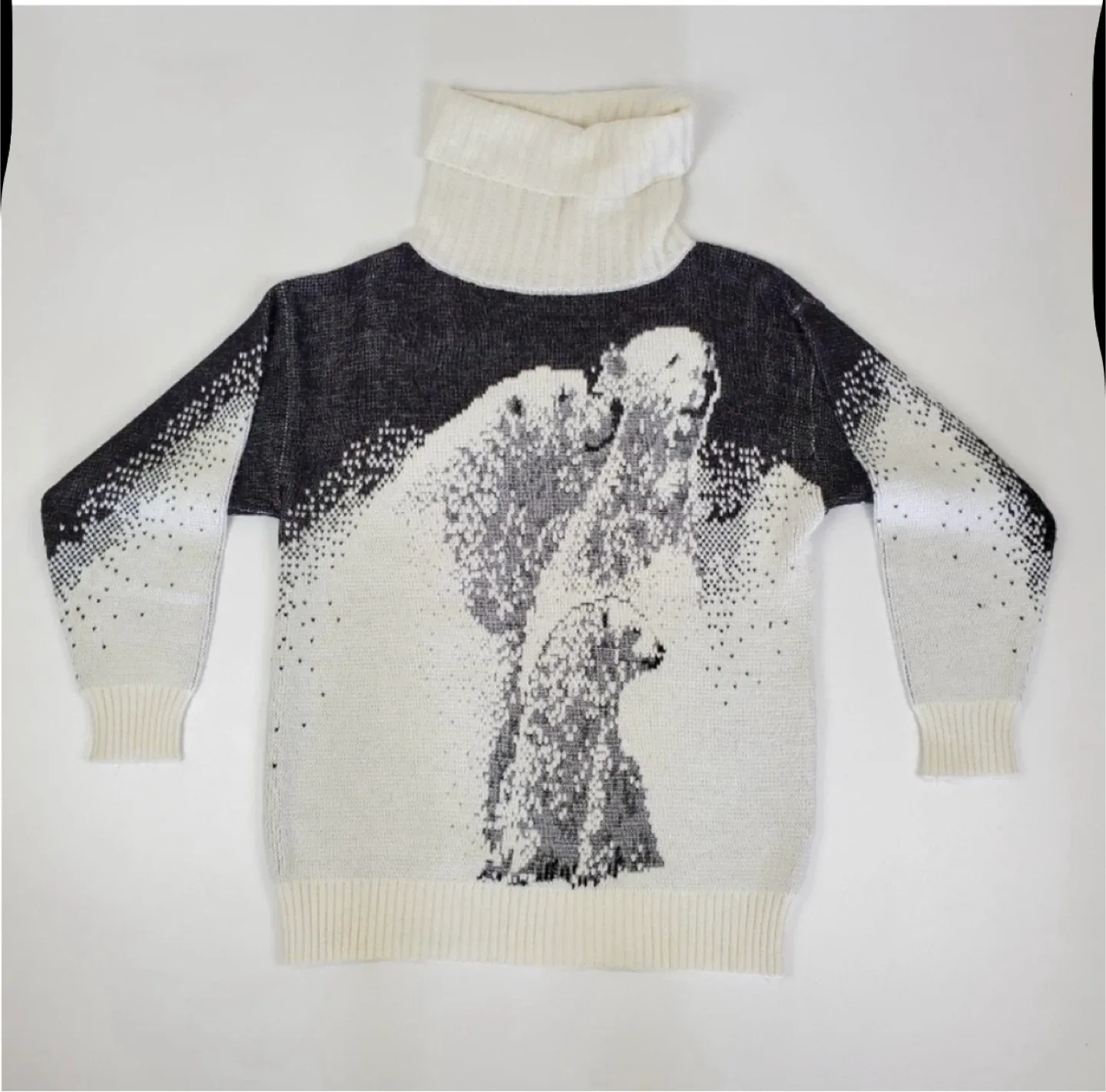 Vintage Polar Bear Print Sweater image indicator(6)
