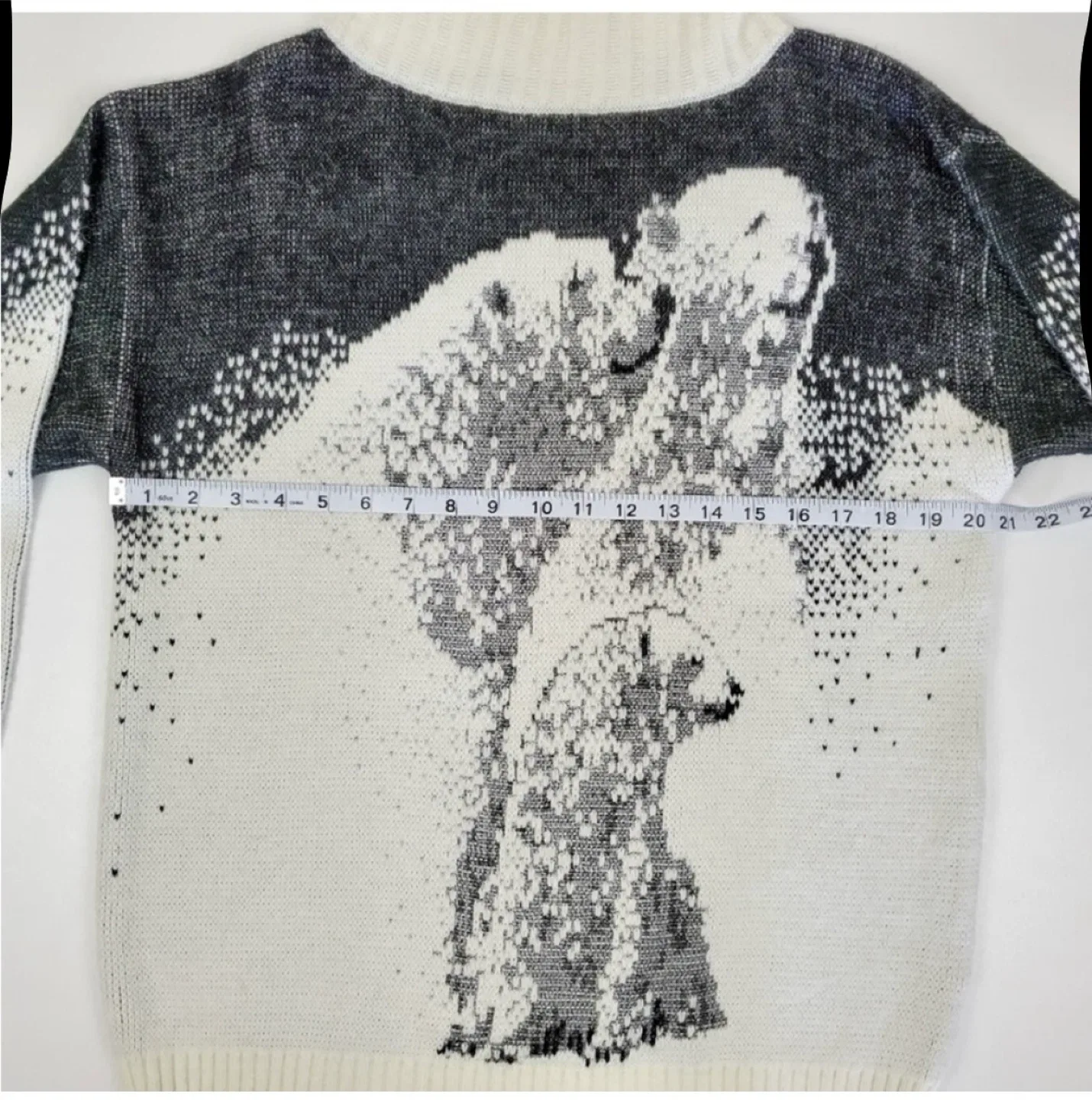 Vintage Polar Bear Print Sweater image indicator(5)