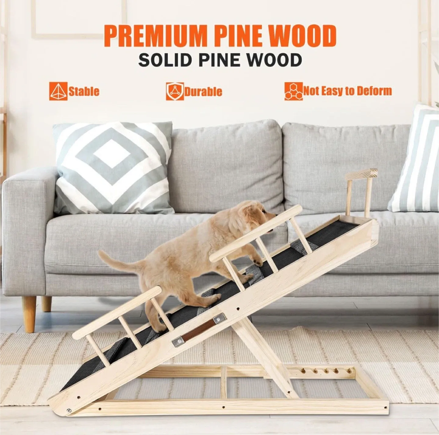 GaliGali Adjustable Indoor Dog Ramp image indicator(2)