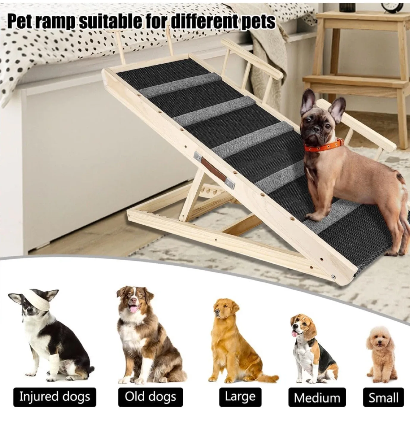 GaliGali Adjustable Indoor Dog Ramp image indicator(5)