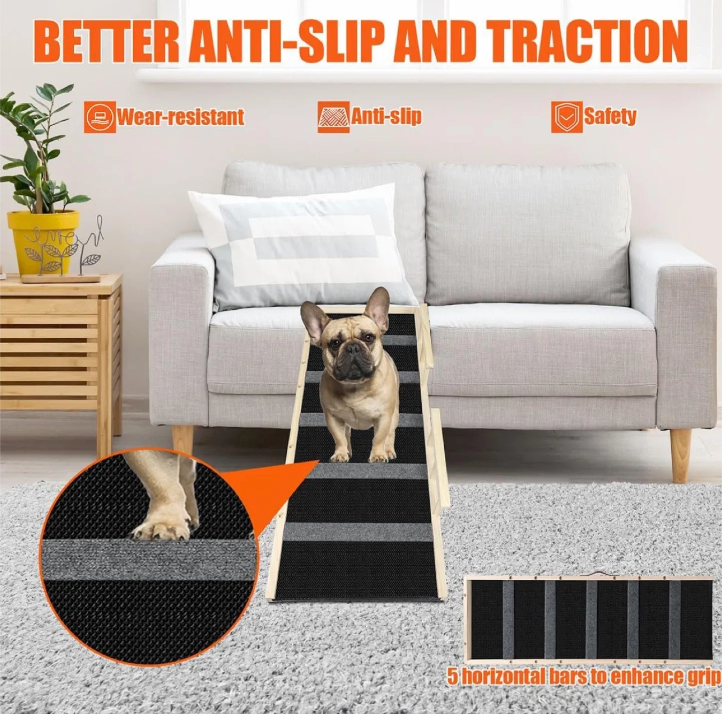 GaliGali Adjustable Indoor Dog Ramp image indicator(4)