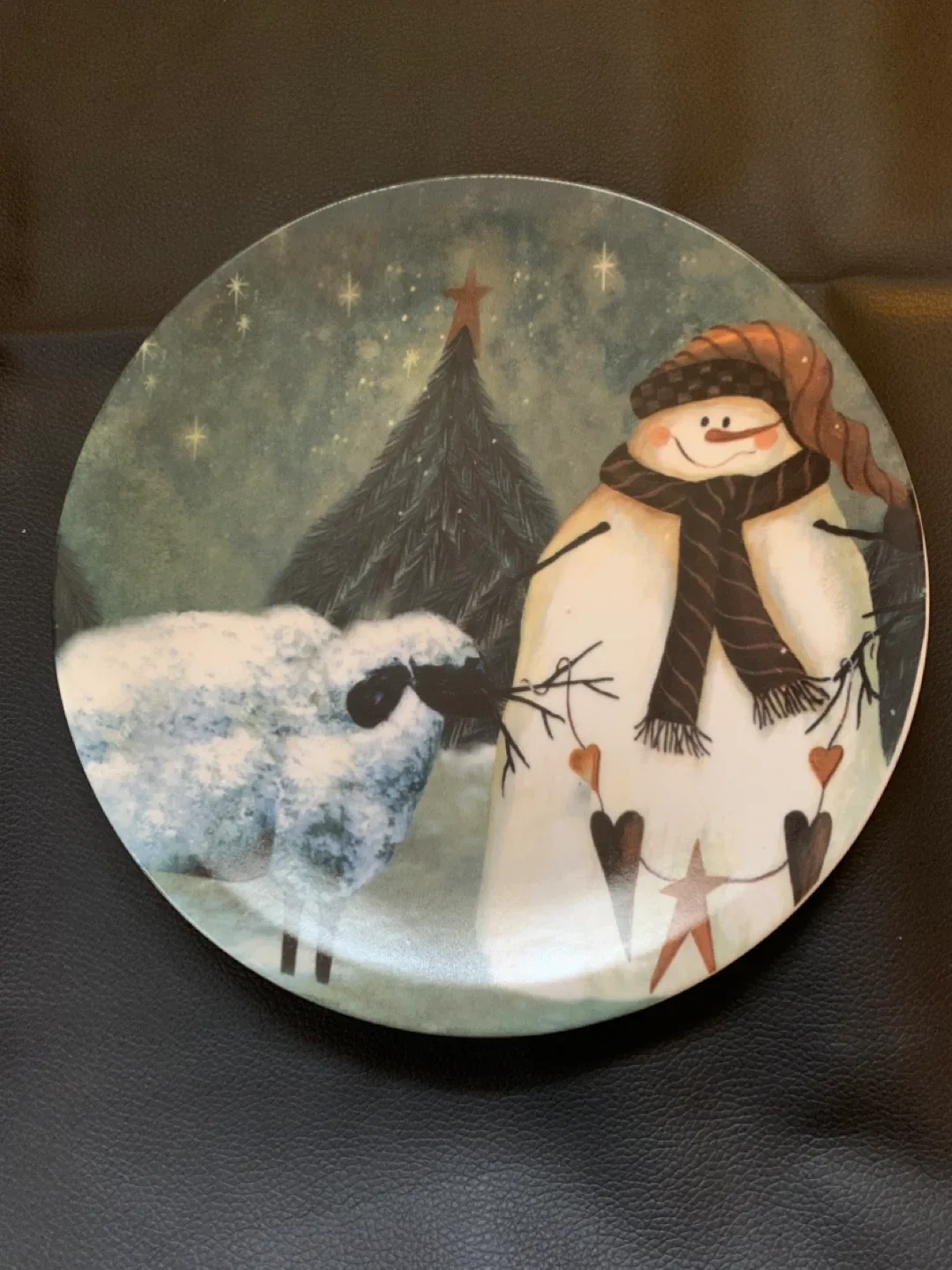 Decorative Snowman Plate Set image indicator(5)