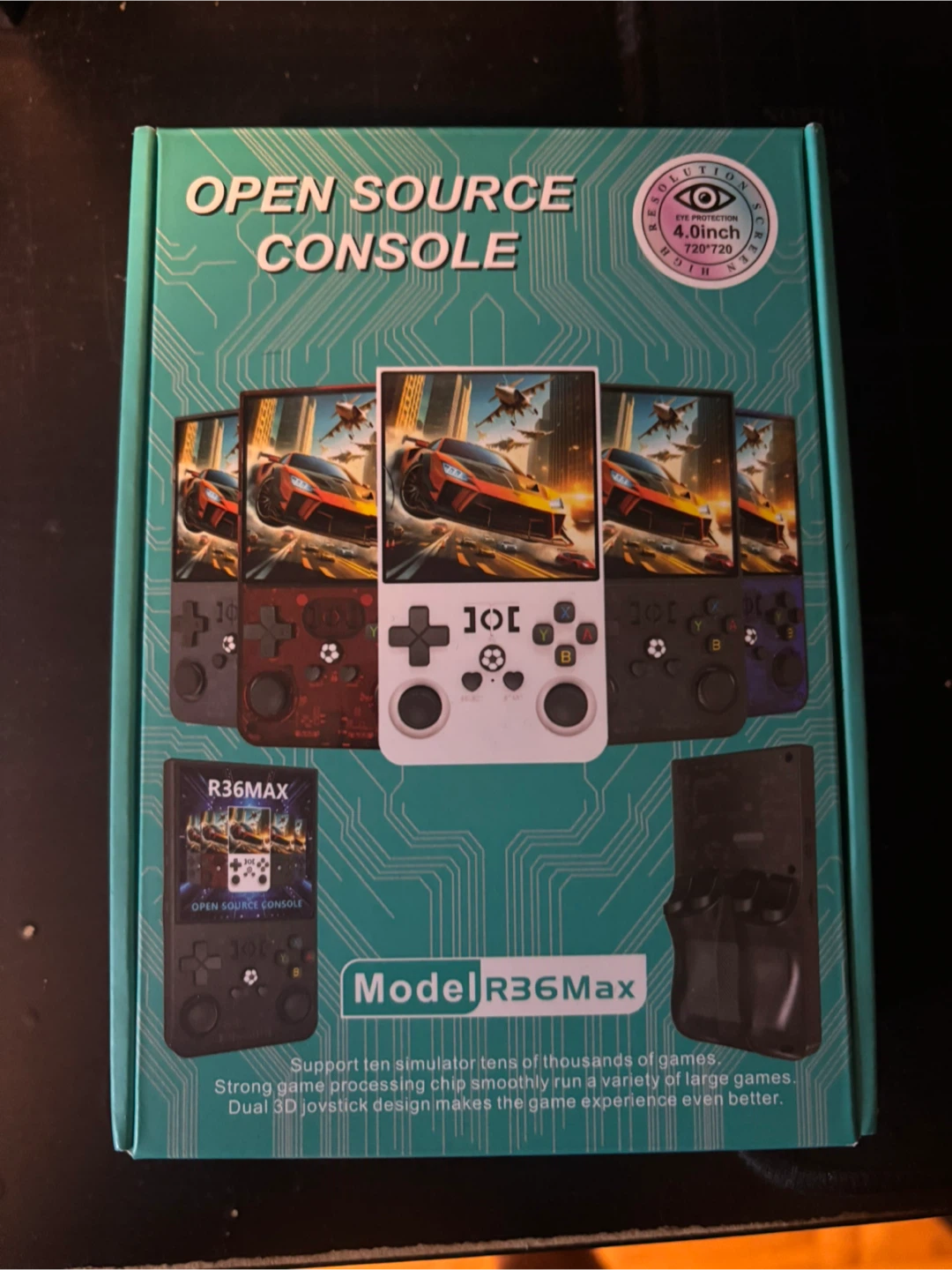 R36 Max Open Source Console Handheld Game System - photo 2
