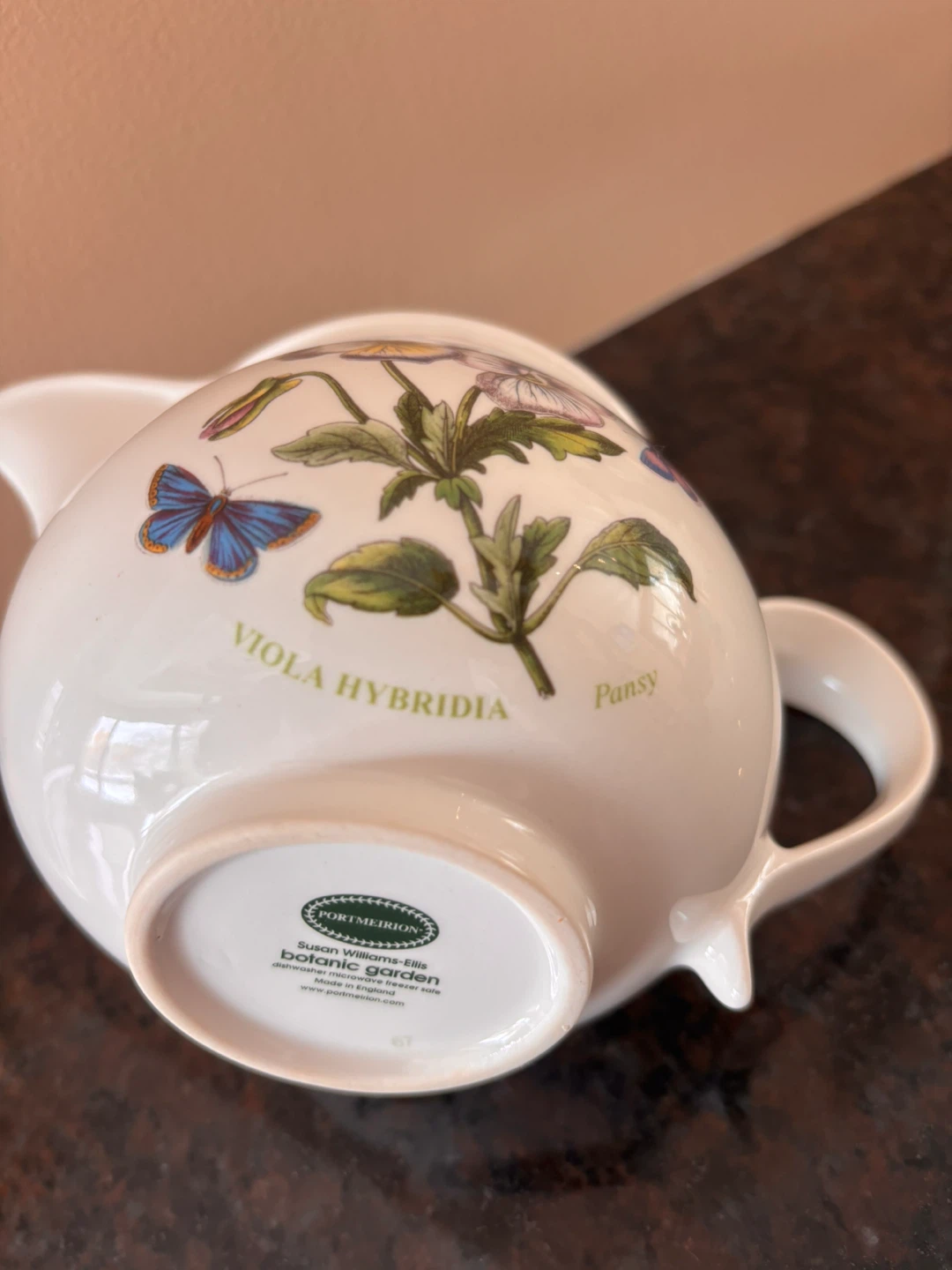 1970’s Portmeirion Gravy Boat Pansy Botanic Garden🥕 - photo 4