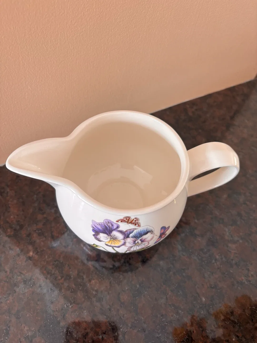 1970’s Portmeirion Gravy Boat Pansy Botanic Garden🥕 image indicator(5)