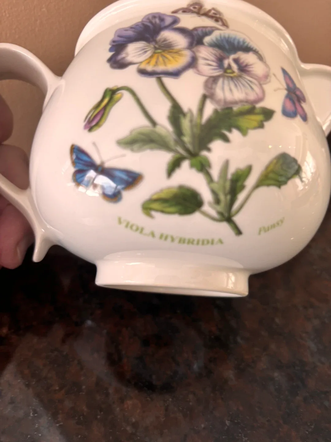 1970’s Portmeirion Gravy Boat Pansy Botanic Garden🥕 image indicator(3)