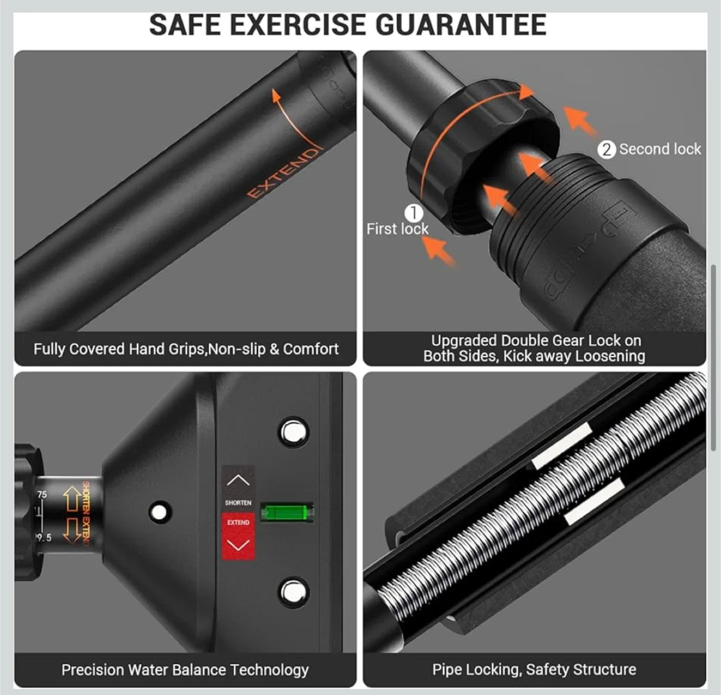 Sportneer Pull Up Bar for Doorway image indicator(6)