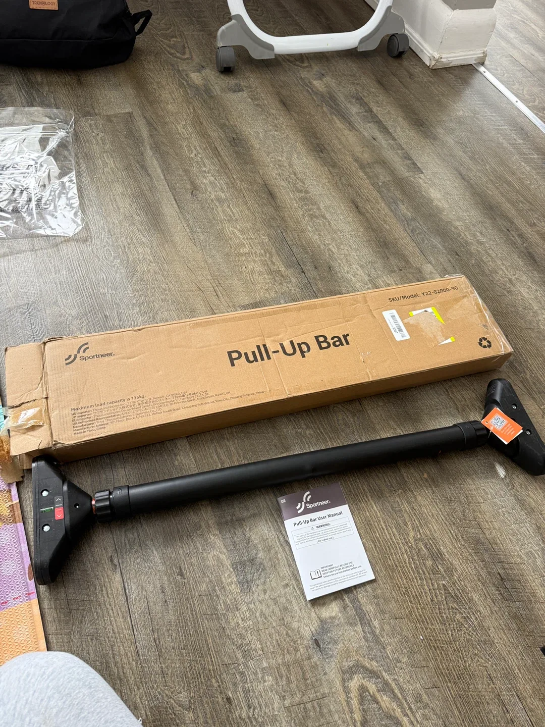 Sportneer Pull Up Bar for Doorway image indicator(8)