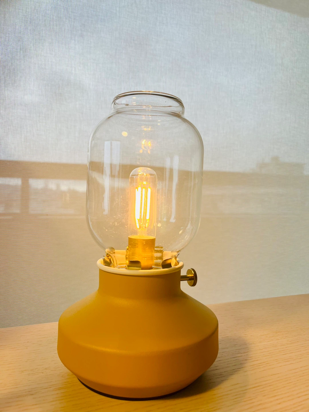 TÄRNABY IKEA Lamp + LUNNOM LED bulb