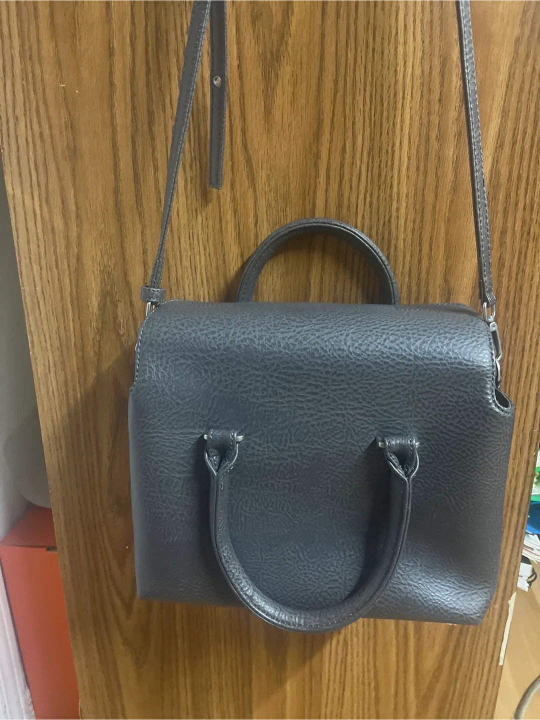 Matt & Nat Gray Satchel Bag image indicator(2)