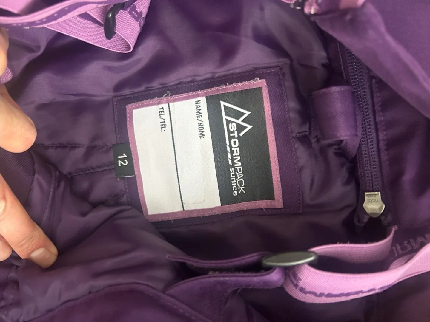 Stormpack Sunrise Purple Snowsuit - Size 12 image indicator(2)