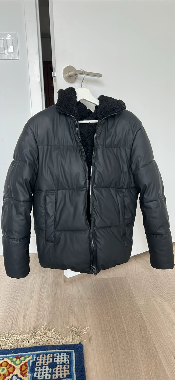 Zara Black Puffer Jacket